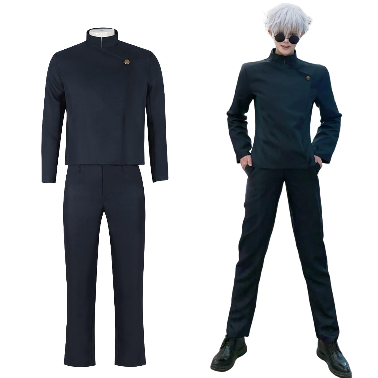 CR ROLECOS Costume Jujutsu Kaisen - Gojo Satoru, Geto Suguru, Riko - Costumes de Cosplay pour Anime - Taille S-M-L-XL