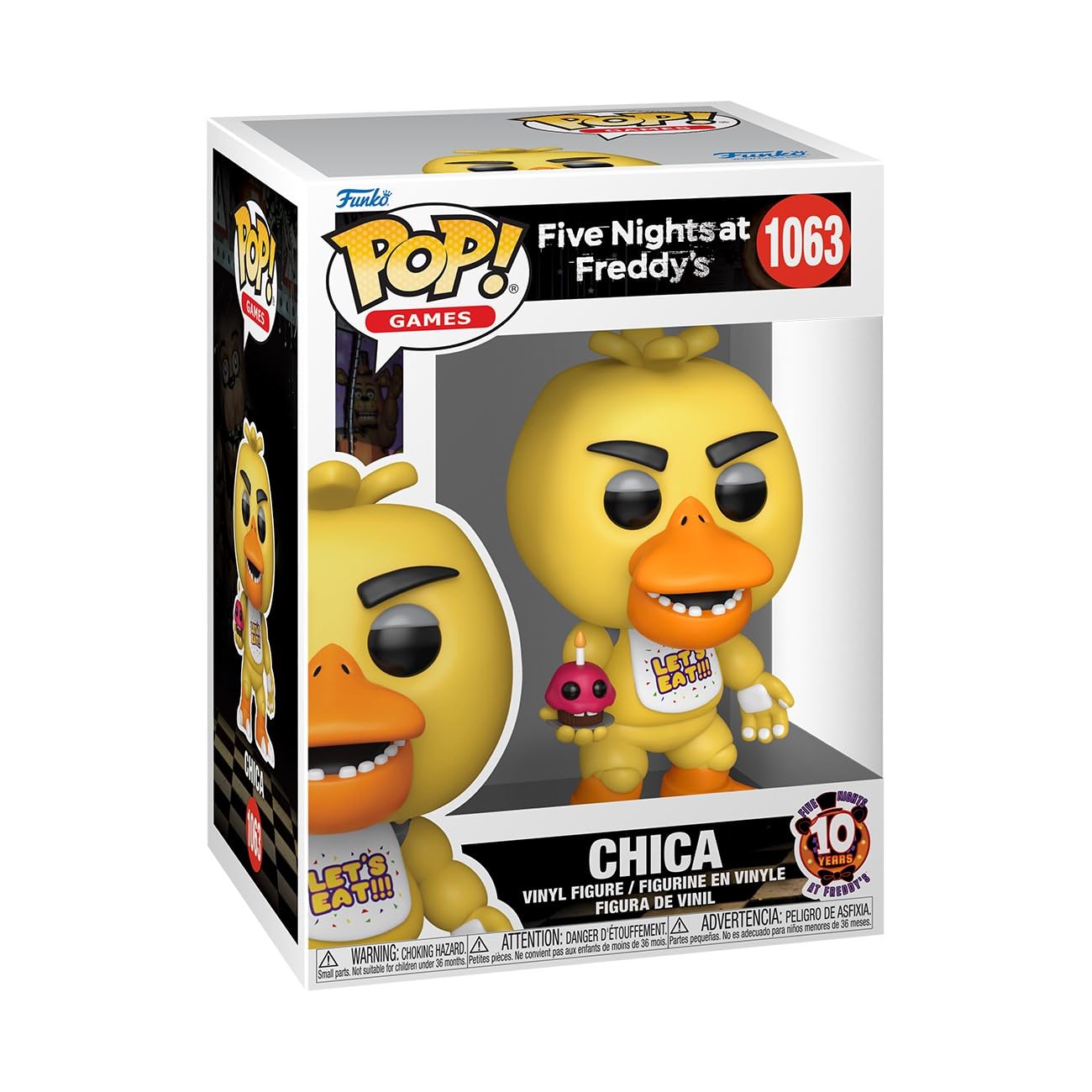 Funko Pop! Five Night's at Freddy's Chica The Chicken - Figurine en Vinyle pour Collectionneurs - Idée de Cadeau Anime F