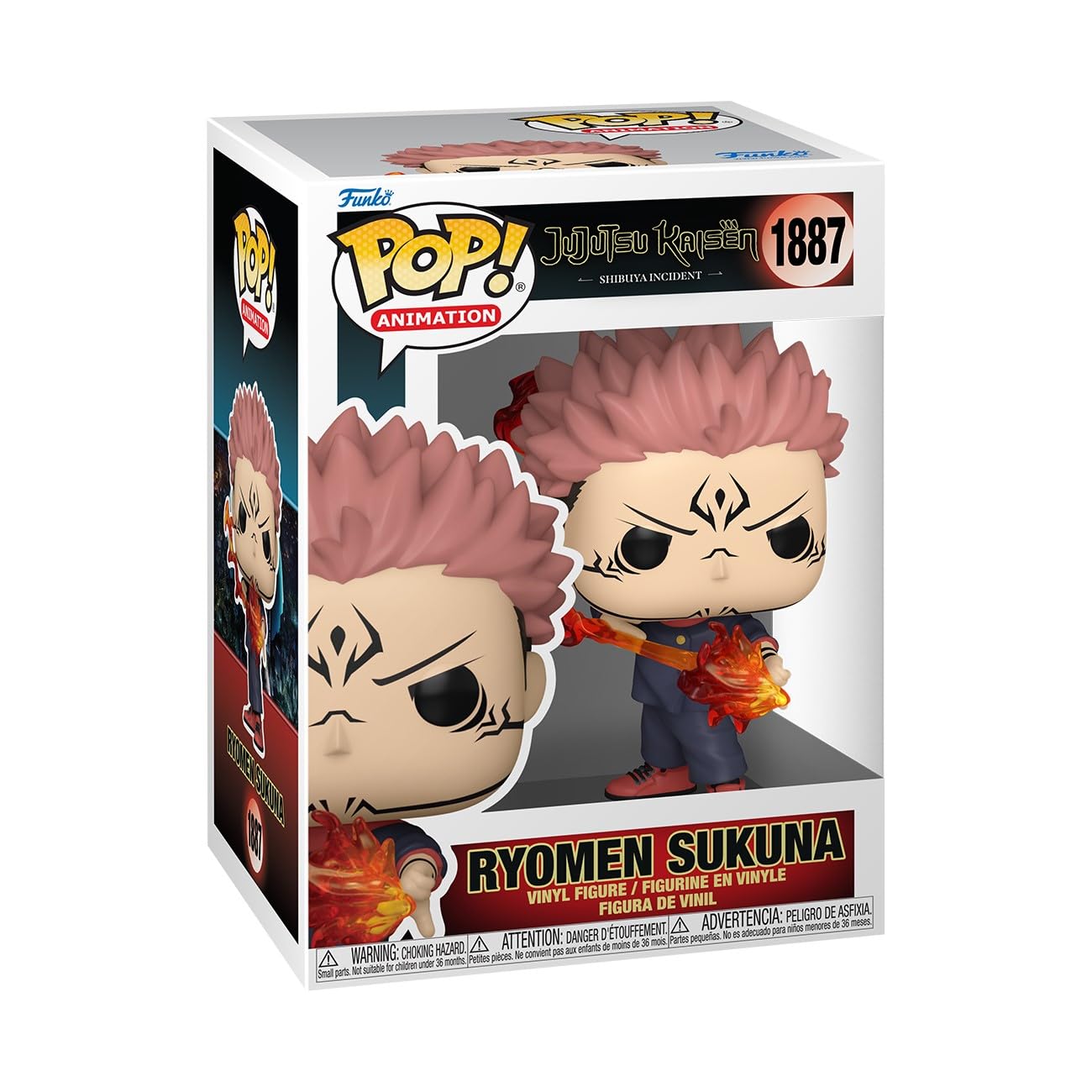 Jujutsu Kaisen Sakuna Funko Pop n°1887 - Attrayant pour Tous - Idéal pour Collectionnants - Haute Qualité Standard