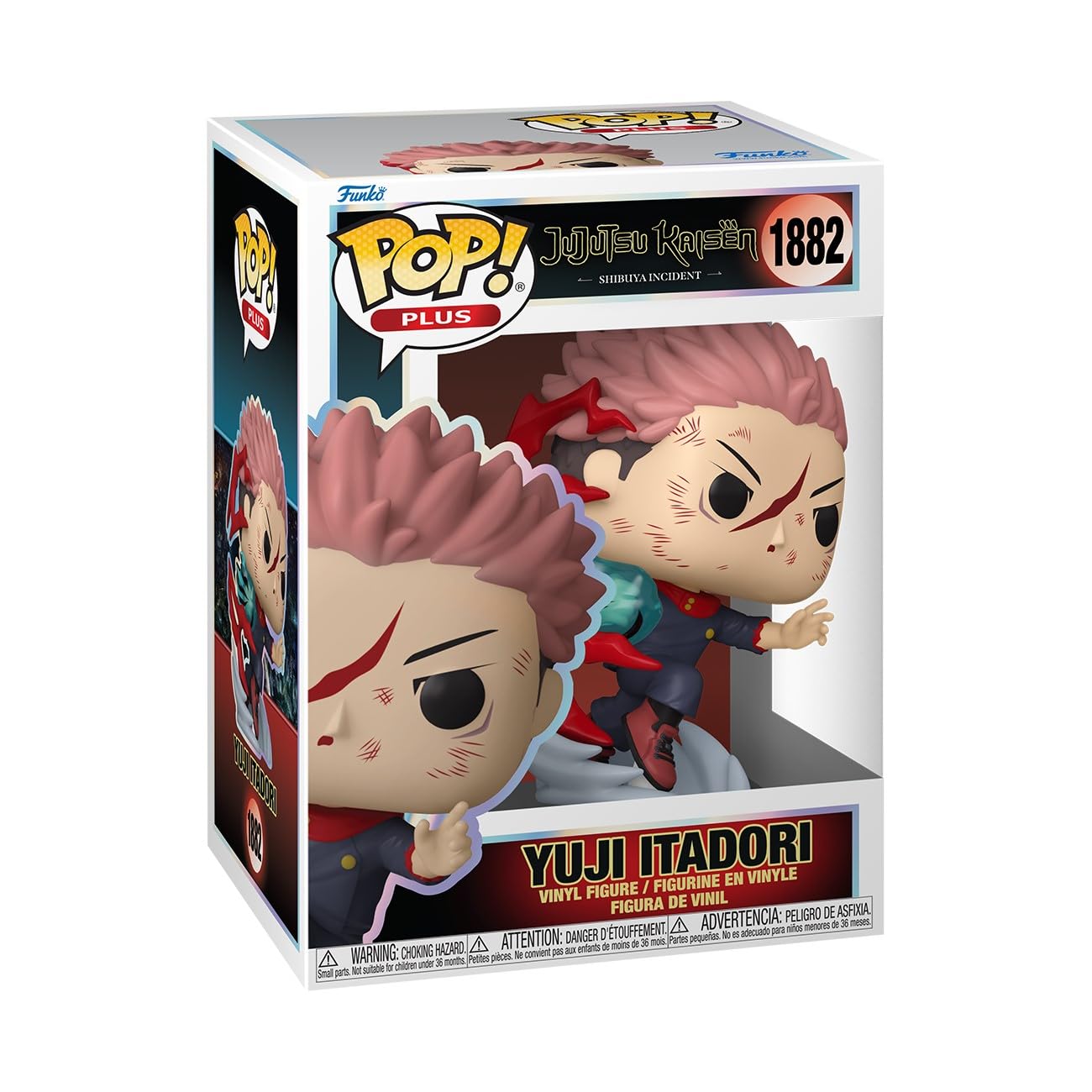 Jujutsu Kaisen Yuji Irizarie Pop Funko n°1882 pour Tous Les Âges Bureau École Caractéristiques Performantes PVC Standard